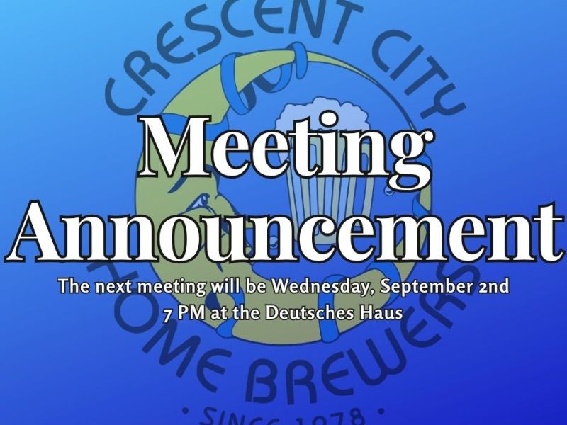 September Meeting Announcement